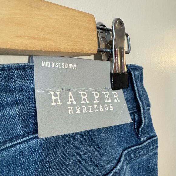 Harper Heritage Side Stripe Skinny Jeans Size 25 NWT - Picture 6 of 7